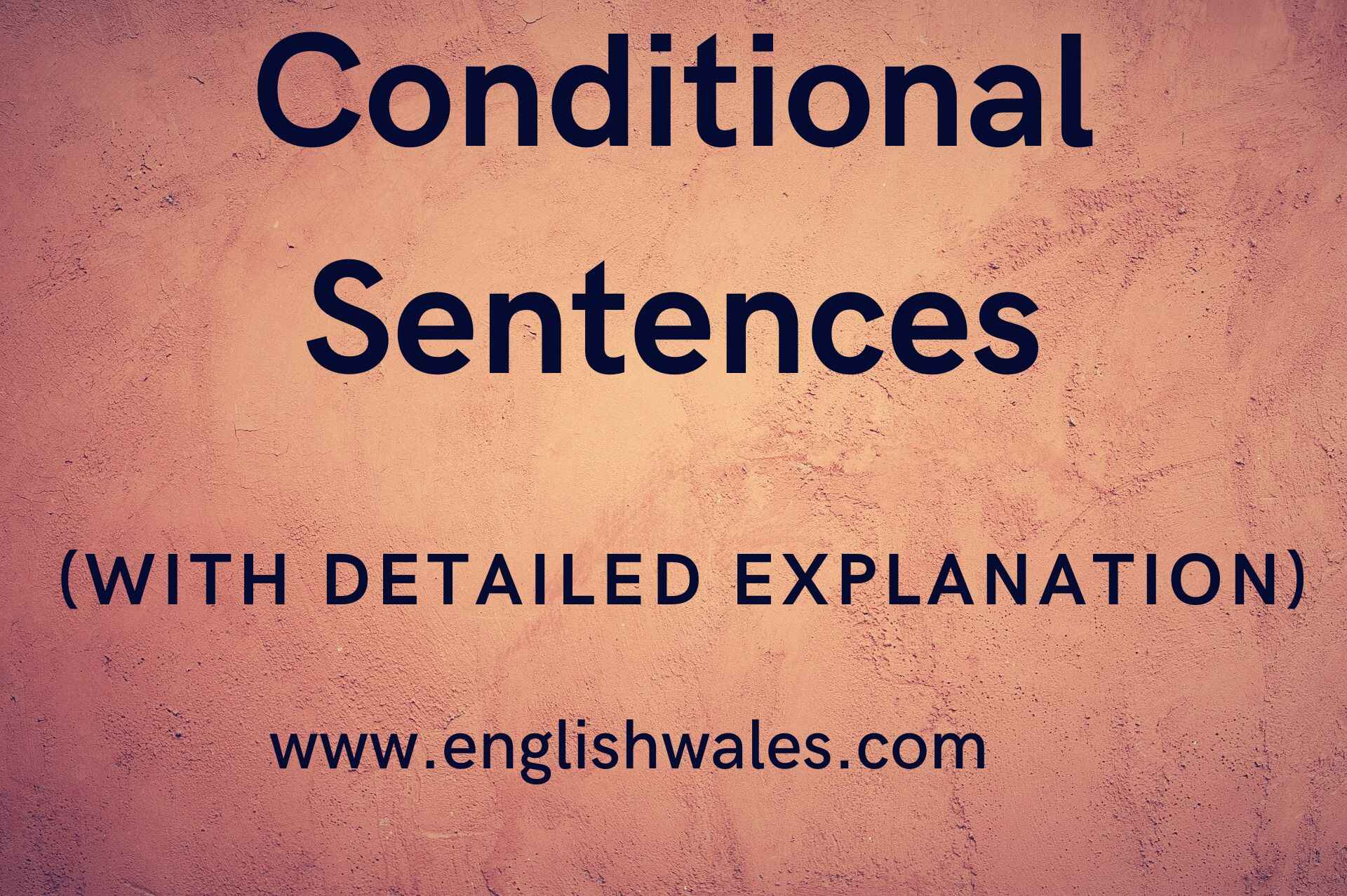 Conditional Sentences
