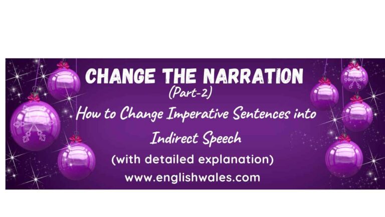 Change the Narration (Part-2)