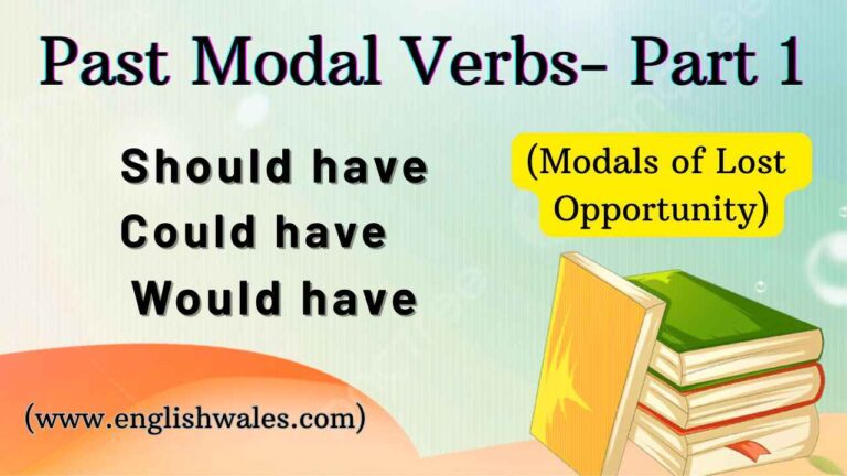 Past Modal Verbs