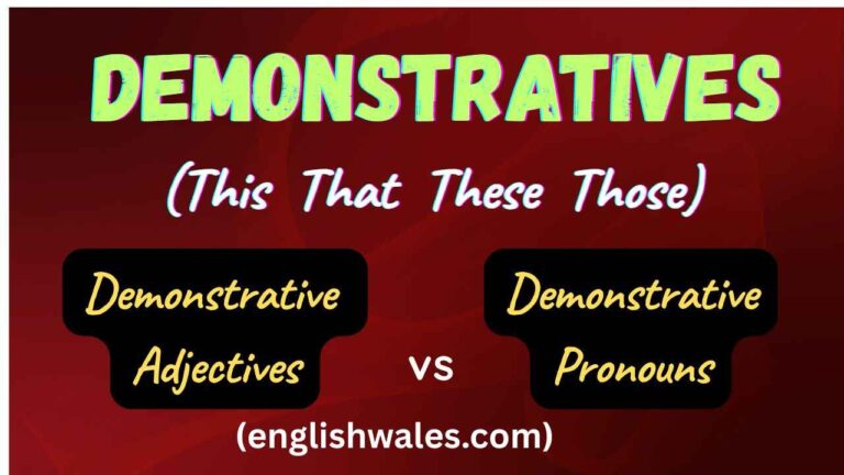 Demonstratives